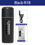Electric kettle 12V 24V portable car heating cup 500 ml travel heating smart stainless steel insulation artifact OLED display