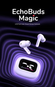 UGREEN LCD Full Color Smart Screen Wireless TWS Bluetooth Earphones Earbuds 52dB Active Noise Cancelling ANC In Ear Headphones