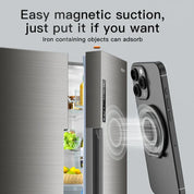2026 Double-Sided For MagSafe Phone Holder for iPhone 17 16 15 Foldable 360° Rotating Stand Strong Magnet & Finger Grip Suppor