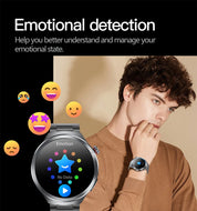 New 1.73" Sapphire Glass Uric Acid Blood Fat Health Trackr SmartWatch Blood Pressure ECG+PPG Clock Body Analysis Smartwatchs Men
