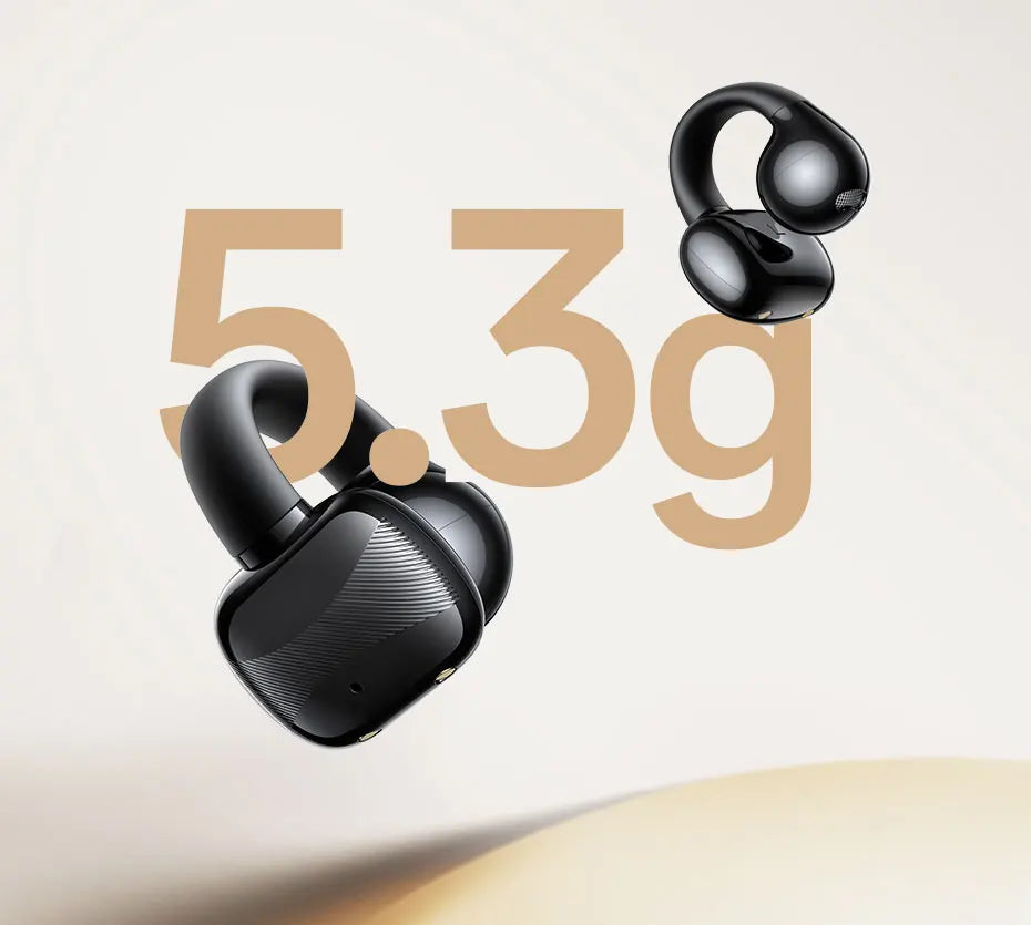 UGREEN Open Ear Clip Wireless Earbuds Bluetooth Sports Earphones Headphones in Mic with Earhooks & Ear Hook