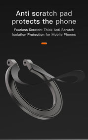 2026 Double-Sided For MagSafe Phone Holder for iPhone 17 16 15 Foldable 360° Rotating Stand Strong Magnet & Finger Grip Suppor