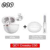 QCY CT06 Crossky C50 Open Ear Wireless Earphone 4-Mic Calls Bass Boost Earbuds Bluetooth 6.0 Clip On OWS Sports Headphone 35Hrs