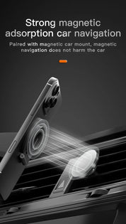2026 Double-Sided For MagSafe Phone Holder for iPhone 17 16 15 Foldable 360° Rotating Stand Strong Magnet & Finger Grip Suppor