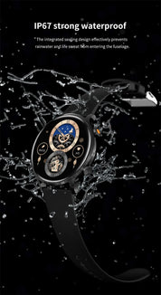 2026 New Smartwatch Women AMOLED HD Screen Always On Display Bluetooth Call IP68 Waterproof GPS Smart Men Watch For Android ios
