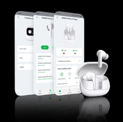 UGREEN LCD Full Color Smart Screen Wireless TWS Bluetooth Earphones Earbuds 52dB Active Noise Cancelling ANC In Ear Headphones