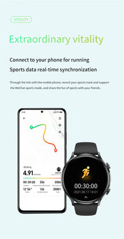 2026 New Smartwatch Women AMOLED HD Screen Always On Display Bluetooth Call IP68 Waterproof GPS Smart Men Watch For Android ios
