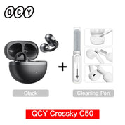 QCY CT06 Crossky C50 Open Ear Wireless Earphone 4-Mic Calls Bass Boost Earbuds Bluetooth 6.0 Clip On OWS Sports Headphone 35Hrs