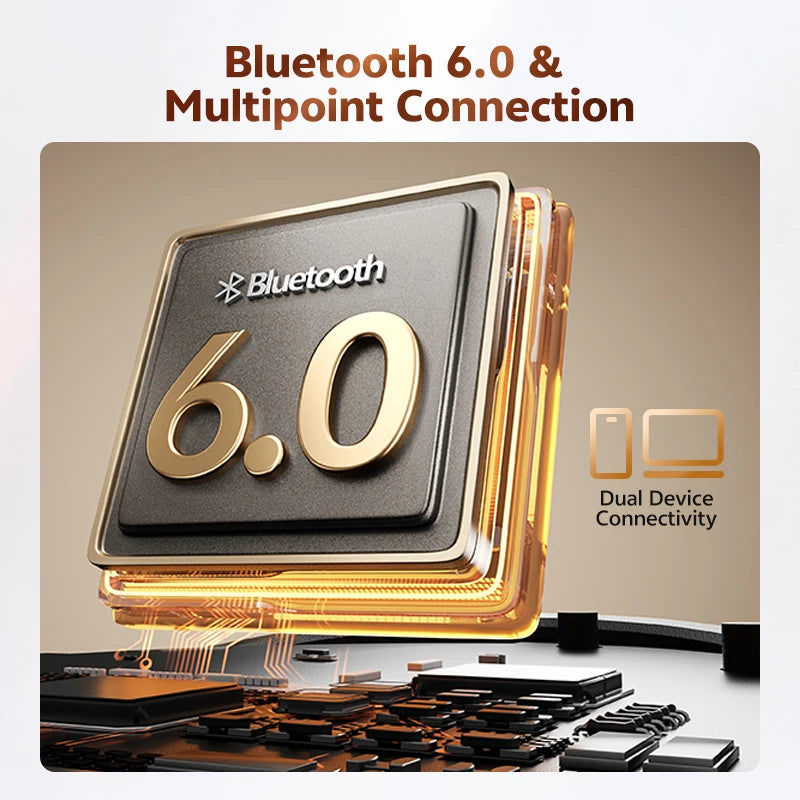QCY CT06 Crossky C50 Open Ear Wireless Earphone 4-Mic Calls Bass Boost Earbuds Bluetooth 6.0 Clip On OWS Sports Headphone 35Hrs