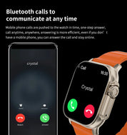 2024 T900 Ultra 2 Smart Watch Men 49mm Series 8 2.3 "AMOLED Screen NFC Compass Waterproof For Apple Watch IWO Ultra 8 Smartwatch