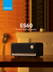 Edifier ES60 Portable Bluetooth Speaker Mini Sound Box Wireless Sound Bar 36W RMS Outdoor IP66 Waterproof Long Battery Life