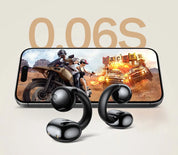 UGREEN Open Ear Clip Wireless Earbuds Bluetooth Sports Earphones Headphones in Mic with Earhooks & Ear Hook