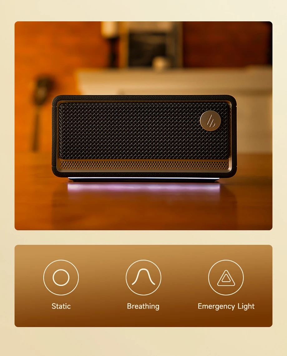 Edifier ES60 Portable Bluetooth Speaker Mini Sound Box Wireless Sound Bar 36W RMS Outdoor IP66 Waterproof Long Battery Life