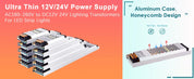 UL Listed COB LED Strip Light 320 480 LEDs/m 16.4ft High Density Flexible Tape Ribbon 3000-6500K RA90 Led Lights DC12V 24V